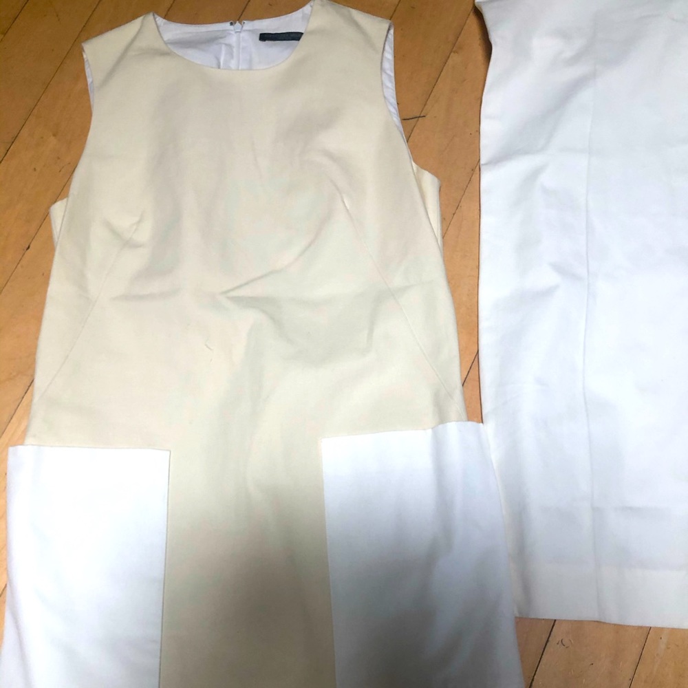 Alexander McQueen canvas tunic top IT42